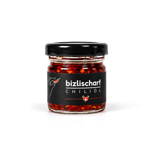 bizlischarf Chiliöl Probierglas (30 ml)